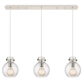 Newton Three Light Linear Pendant in Polished Nickel (405|1234101PSPNG4108SDY)