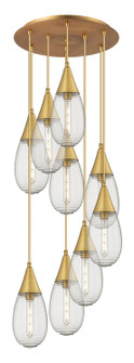 Downtown Urban Nine Light Pendant in Brushed Brass (405|1194501PBBG4506SCL)