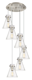 Downtown Urban Six Light Pendant in Brushed Satin Nickel (405|1164101PSSNG4118SDY)