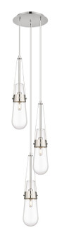 Downtown Urban LED Pendant in Polished Nickel (405|1134521PPNG4524CL)