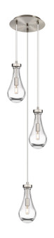 Downtown Urban LED Pendant in Brushed Satin Nickel (405|1134511PSNG4515CL)