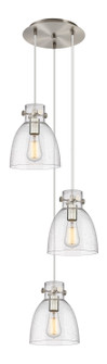 Downtown Urban Three Light Pendant in Brushed Satin Nickel (405|1134101PSSNG4128SDY)