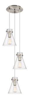 Downtown Urban Three Light Pendant in Brushed Satin Nickel (405|1134101PSSNG4118SDY)