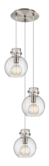 Newton Three Light Pendant in Brushed Satin Nickel (405|1134101PSSNG4108SDY)