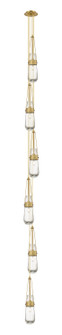 Downtown Urban LED Pendant in Brushed Brass (405|1064521PBBG4524CL)