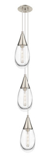 Downtown Urban Three Light Pendant in Brushed Satin Nickel (405|1034501PSNG4506CL)