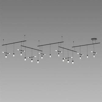 Suspenders Seven Light Pendant in Satin Black (69|S1K36KJR180612SC02)
