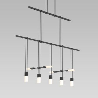 Suspenders Three Light Pendant in Satin Black (69|S1B36KJR181212SC02)