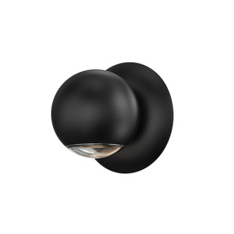Hemisphere LED Wall Sconce in Textured Black (69|750097)