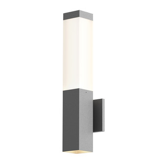 Square Column LED Wall Sconce in Textured Gray (69|738074WL)