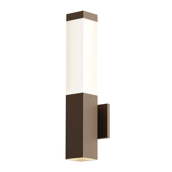 Square Column LED Wall Sconce in Textured Bronze (69|738072WL)