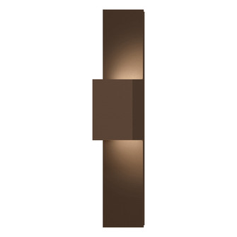 Flat Box LED Wall Sconce in Textured Bronze (69|710872WL)