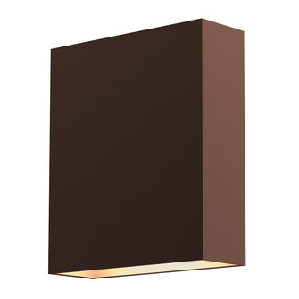 Flat Box LED Wall Sconce in Textured Bronze (69|710772WL)