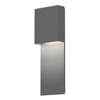 Flat Box LED Wall Sconce in Textured Gray (69|710674WL)