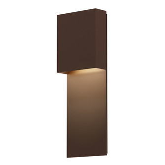 Flat Box LED Wall Sconce in Textured Bronze (69|710672WL)