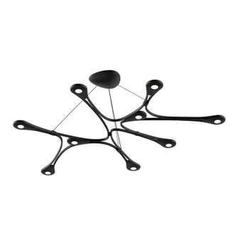Abstraction LED Pendant in Satin Black (69|327425)