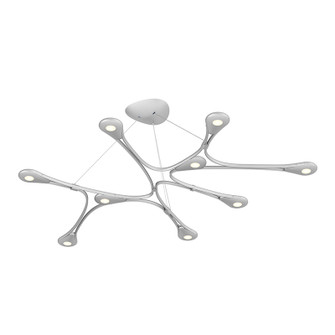 Abstraction LED Pendant in Bright Satin Aluminum (69|327416)