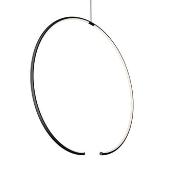 Torc LED Pendant in Satin Black (69|315125)