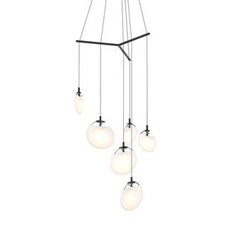 Cantina LED Pendant in Satin Black (69|299625W)