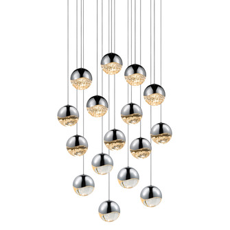 Grapes LED Pendant in Polished Chrome (69|292301LRG)