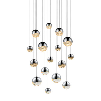 Grapes LED Pendant in Polished Chrome (69|292301AST)