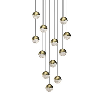 Grapes LED Pendant in Brass (69|291714MED)