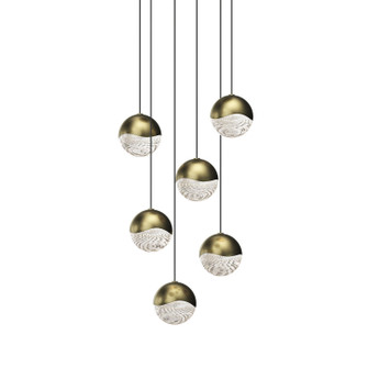 Grapes LED Pendant in Brass Finish (69|291514MED)