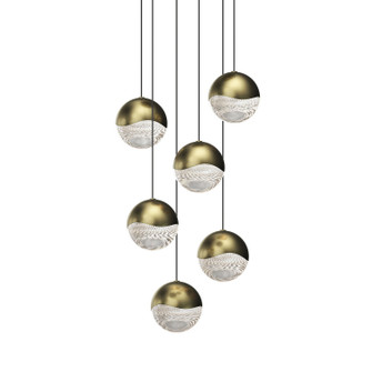 Grapes LED Pendant in Brass Finish (69|291514LRG)