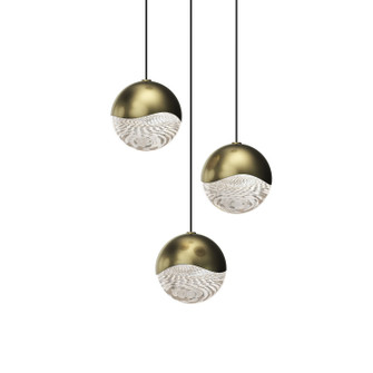 Grapes LED Pendant in Brass Finish (69|291414MED)