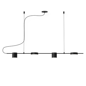 Counterpoint LED Pendant in Satin Black (69|288425)