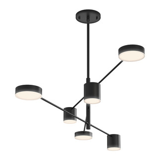 Counterpoint LED Pendant in Satin Black (69|288325)