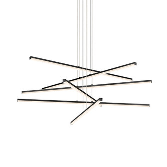 Stix LED Pendant in Satin Black (69|276625)