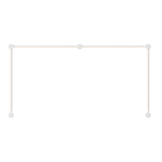 Purolinear 360 LED Wall Bar in Satin White (69|23QSWN222R120PHA)