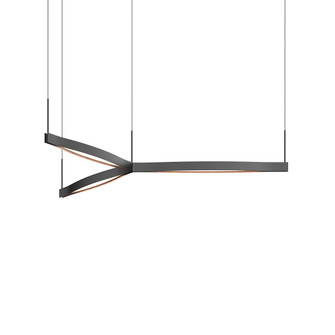 Ola LED Pendant in Satin Black (69|22QKCT01120PHA)