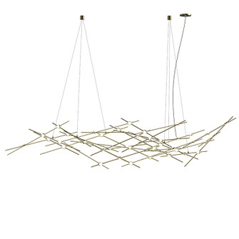 Constellation LED Lantern in Satin Brass (69|215838W27)