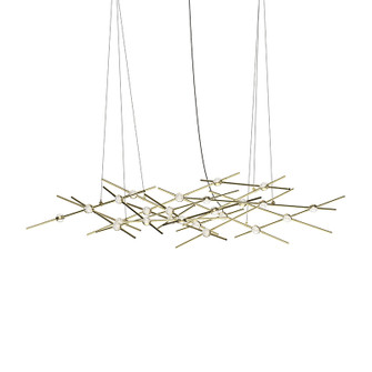 Constellation LED Lantern in Satin Brass (69|215538C)