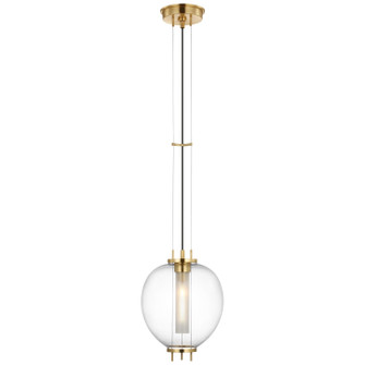 Taro LED Pendant in Antique Brass (268|RB5096ABCG)