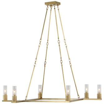Beza LED Chandelier in Antique Brass (268|RB5008ABCG)