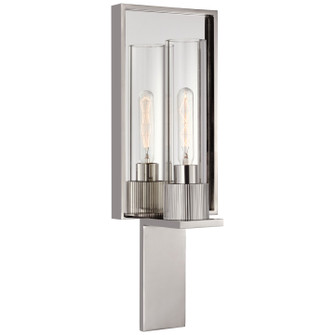 Beza LED Wall Sconce in Polished Nickel and Mirror (268|RB2005PNMIRCG)