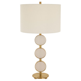 Three Rings One Light Table Lamp in Brushed Brass (52|302021)