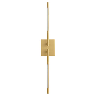 Palillos LED Wall Sconce in Aged Brass (440|340440)