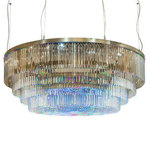 Beckam LED Chandelier in Natural Brass (57|264876)