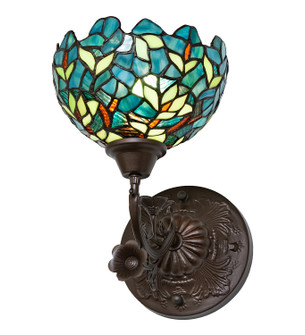 Nightfall Wisteria One Light Wall Sconce in Mahogany Bronze (57|263355)