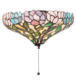 Wisteria Three Light Fan Light Fixture in Mahogany Bronze (57|263352)
