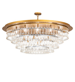 Corsica LED Chandelier in Gold Matte Over Nickel & Sparkle Silver (57|260056)