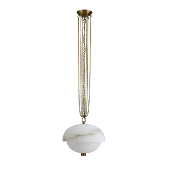 Volterra LED Pendant in Winter Brass (33|519456WB)