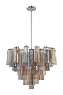Addis 12 Light Chandelier in Polished Chrome (60|ADD312CHAU)