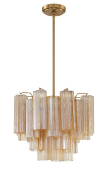 Addis Four Light Chandelier in Aged Brass (60|ADD300AGAM)