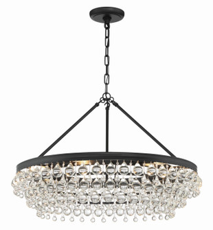 Calypso Six Light Chandelier in Matte Black (60|275MK)