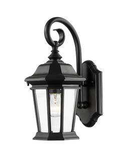 Melbourne One Light Outdoor Wall Mount in Black (224|541MBK)